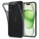 Etui pokrowiec na iPhone 15 Plus Crystal Flex - szaro przezroczysty
