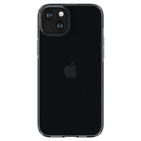 Etui pokrowiec na iPhone 15 Plus Crystal Flex - szaro przezroczysty