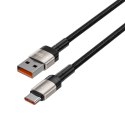 Kabel przewód USB-C - USB-A UltraBoost Evo 100W 5A 1m - tytanowy