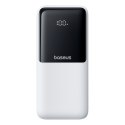 Powerbank 20000mAh 22.5W USB-A USB-C z wbudowanymi kablami USB-C iPhone Lightning - biały