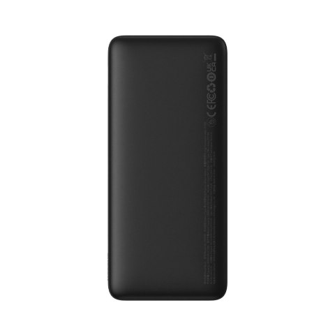 Powerbank 20W 30000mAh USB-A USB-C Airpow Fast Charge z kablem USB-C 30cm - czarny