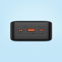 Powerbank 20W 30000mAh USB-A USB-C Airpow Fast Charge z kablem USB-C 30cm - czarny