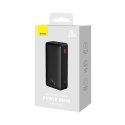 Powerbank 20W 30000mAh USB-A USB-C Airpow Fast Charge z kablem USB-C 30cm - czarny