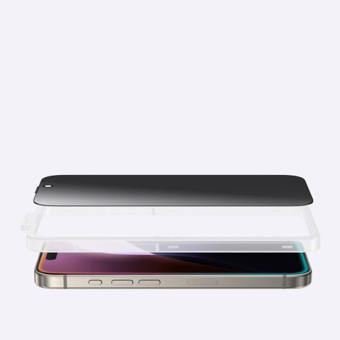 Szkło hartowane prywatyzujące do iPhone 16 Pro Max Titan Privacy Glass