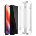 Szkło hartowane prywatyzujące na iPhone 15 / 16 z adapterem Glas.tR EzFit - 2 szt.