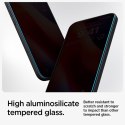 Szkło hartowane prywatyzujące na iPhone 15 / 16 z adapterem Glas.tR EzFit - 2 szt.