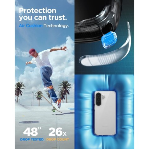 Etui pokrowiec na Samsung Galaxy A57 5G Ultra Hybrid - przezroczysty