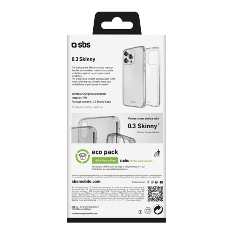 Etui pokrowiec na iPhone 16 Pro Max Skinny Cover - przezroczysty