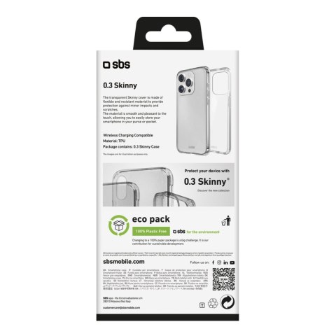 Etui pokrowiec na iPhone 16 Pro Skinny Cover - przezroczysty