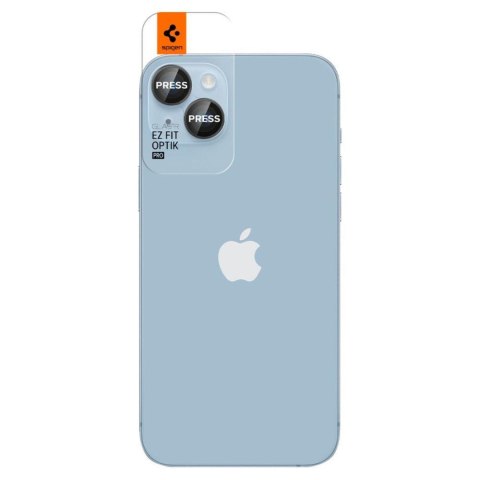 Osłona aparatu na iPhone 14 / Plus / 15 / Plus czarna - 2 szt.
