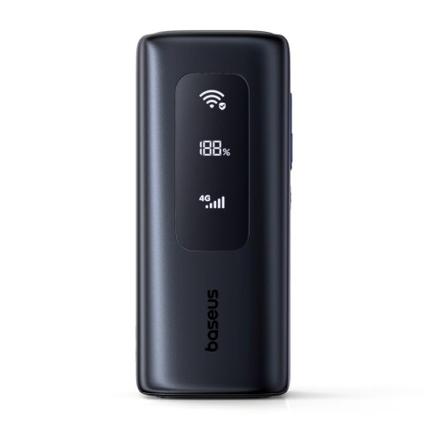 Powerbank 20000mAh USB-A USB-C z funkcją Wi-Fi 67W - czarny