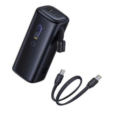 Powerbank 20000mAh USB-A USB-C z funkcją Wi-Fi 67W - czarny