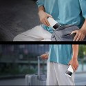 Powerbank 20000mAh USB-A USB-C z wyświetlaczem kablem 22.5W - biały