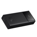 Powerbank 20000mAh USB-A USB-C z wyświetlaczem kablem 22.5W - czarny