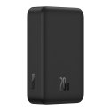 Powerbank magnetyczny 20000mAh 20W EnerFill FM41 z kablem USB-C 30cm - czarny