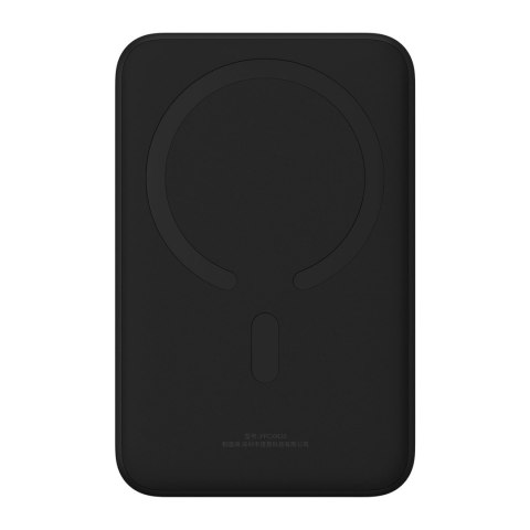 Powerbank magnetyczny 20000mAh 20W EnerFill FM41 z kablem USB-C 30cm - czarny