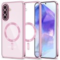 Etui pokrowiec na Samsung Galaxy A56 5G MagFlex MagSafe - przezroczysto różowy