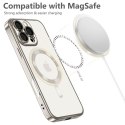 Etui pokrowiec na Samsung Galaxy A56 5G MagFlex MagSafe - przezroczysto różowy