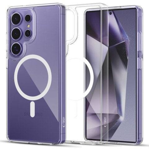Etui pokrowiec na Samsung Galaxy S25 Ultra FlexAir Hybrid MagSafe - przezroczysty