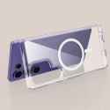 Etui pokrowiec na Samsung Galaxy S25 Ultra FlexAir Hybrid MagSafe - przezroczysty