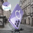 Etui pokrowiec na Samsung Galaxy S25 Ultra FlexAir Hybrid MagSafe - przezroczysty