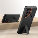 Etui pokrowiec na Samsung Galaxy S26 Ultra Kevlar Aura MagSafe - czarno pomarańczowe