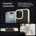 Etui pokrowiec na iPhone 15 Pro Max Crystal Hybrid - przezroczysto beżowe