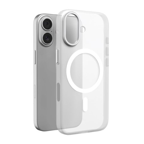 Etui pokrowiec na iPhone 17 Lightfeel MagSafe - przezroczysto białe