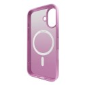 Etui silikonowe do iPhone 16 Gradient MagSafe - różowe