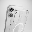 Etui silikonowe do iPhone 16 Impact Clear D3O MagSafe - przezroczyste