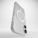 Etui silikonowe do iPhone 16 Impact Clear D3O MagSafe - przezroczyste
