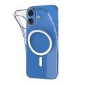 Etui silikonowe do iPhone 16 Plus 03 Mag MagSafe - przeroczyste