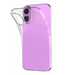 Etui silikonowe do iPhone 16 Plus 03 Nude - przezroczyste