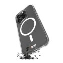 Etui silikonowe do iPhone 16 Plus Impact Clear D3O MagSafe - przezroczyste