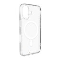 Etui silikonowe do iPhone 16 Plus Impact Clear D3O MagSafe - przezroczyste