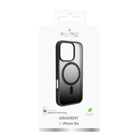 Etui silikonowe do iPhone 16 Pro Max Gradient MagSafe - czarne