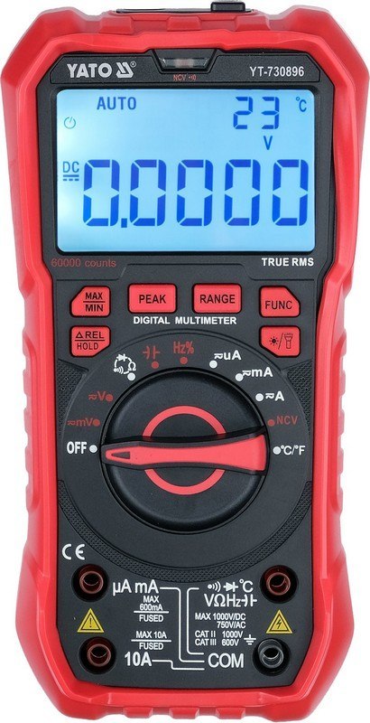MIERNIK CYFROWY TRUE RMS LCD 60000.