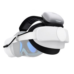 Pasek na głowę z baterią do PICO 4 Ultra / Ultra Enterprise - biało-czarny