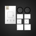 Szkło hybrydowe do zegarka Garmin Venu 3S Glass Flex+ czarne - 2 szt.