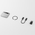Rejestrator głosu z transkrypcją AI 64GB 610mAh - srebrny
