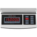 Waga pocztowa platforma 21 x 27cm akumulator + zasilacz 15kg / 0.5g