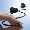Adapter podróżny 6w1 ze zwijanym kablem USB-C 45W - czarny