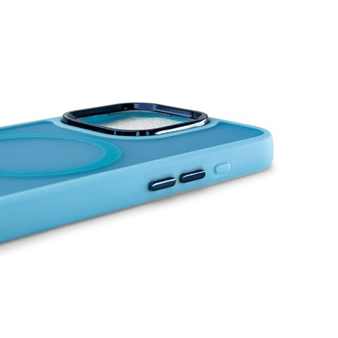 Etui case na iPhone 16 Magnetic Collection MagSafe - jasnoniebieski
