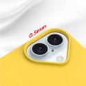 Etui pokrowiec case na iPhone 16 - żółty