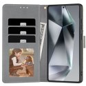Etui pokrowiec na Samsung Galaxy A57 5G Wallet - kolorowe kwiaty