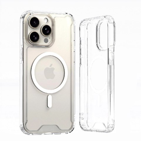Etui pokrowiec na iPhone 16 Pro Clear Corner Case MagSafe - przezroczysty