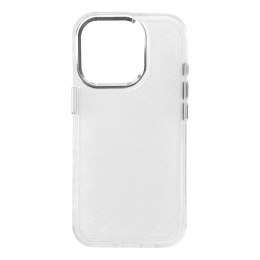 Etui pokrowiec na iPhone 16 Pro Glitter Case - przezroczyste z brokatem