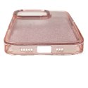 Etui pokrowiec na iPhone 16 Pro Max Glitter Case - różowe z brokatem