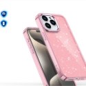 Etui pokrowiec na iPhone 16 Pro Max Glitter Case - różowe z brokatem