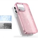 Etui pokrowiec na iPhone 16 Pro Max Glitter Case - różowe z brokatem